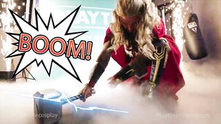 THOR Fucks the shit out of Wednesday from The Adams Family !