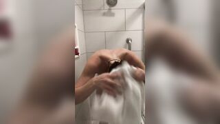 Smoking hot sexy AF MILF in the shower. Part 3 of 3