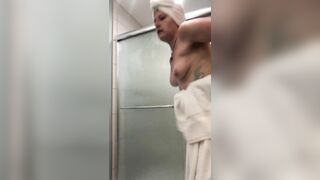 Smoking hot sexy AF MILF in the shower. Part 3 of 3