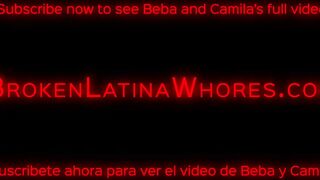 Brutal Double Date For Beautiful Latina Whores Beba And Camila
