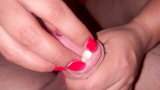 Full video OF cum blocking handjob nail insert feet