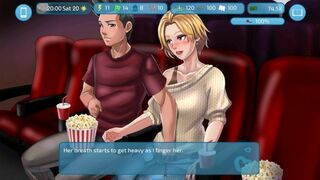 Love and Sex: Fingering Alexis at the cinema