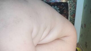 Pump dildo and bottle in my pussy