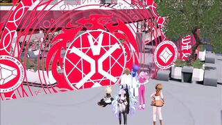 Giantess Steals and Swallows Tinies - Giantess Vore (MMD Animation)