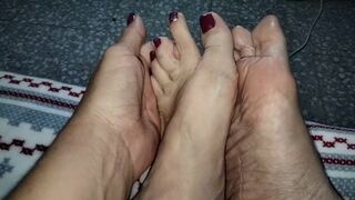 Look at my wrinkled soles and imagine them in your..... !!