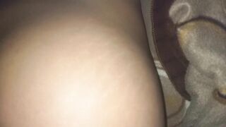 hotwife fucking at home with her hairy pussy
