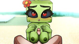 Minecraft Hentai Horny Craft - Part 9 - Creeper Boobjob By LoveSkySan69