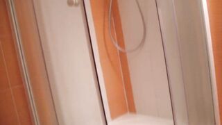 Erotic solo shower show