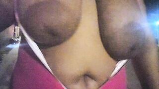 Tits out hard Nips