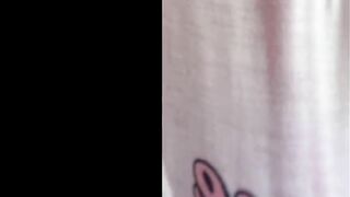 tolerates strong vibrations in her panties