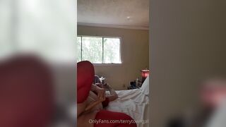 Granny Fucking Herself From The Back, Just The Way She Likes It