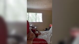 Granny Fucking Herself From The Back, Just The Way She Likes It