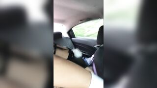 A challenge was made for these two hot girls which was to fuck in the back of the car, this happened