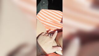 masturbation in the car - Jasmine SweetArabic Arab Camgirl