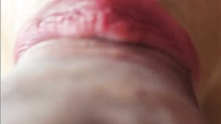 CLOSE UP POV: FUCK My Perfect LIPS with Your BIG HARD COCK and CUM In My MOUTH! BLOWJOB ASMR