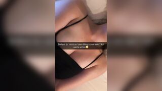 German Teen fucks Friend in Hotel Room Snapchat