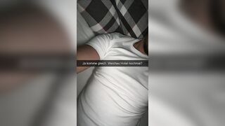 German Teen fucks Friend in Hotel Room Snapchat