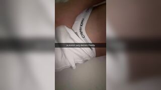German Teen fucks Friend in Hotel Room Snapchat
