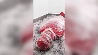 NANA Zentai and plastic 3 layers mummy bondage